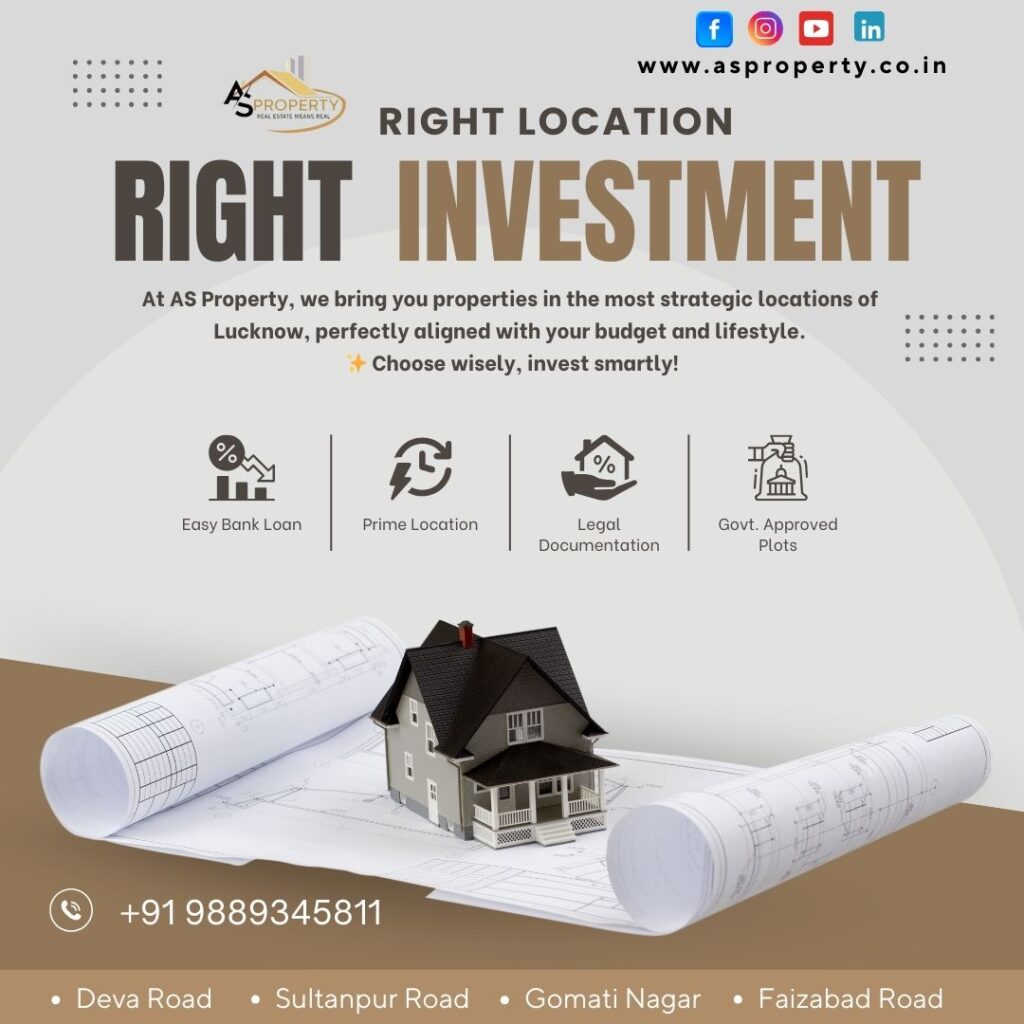 ROI on Lucknow plots and flats