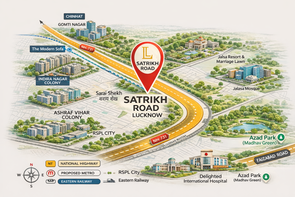 Property on Satrikh Road Lucknow